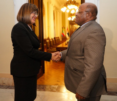 6 November 2018 Gojkovic and the Comorian Foreign Minister 